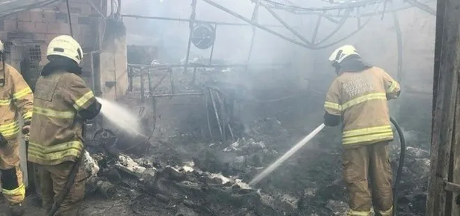 İzmir’de polyester fabrikasında yangın