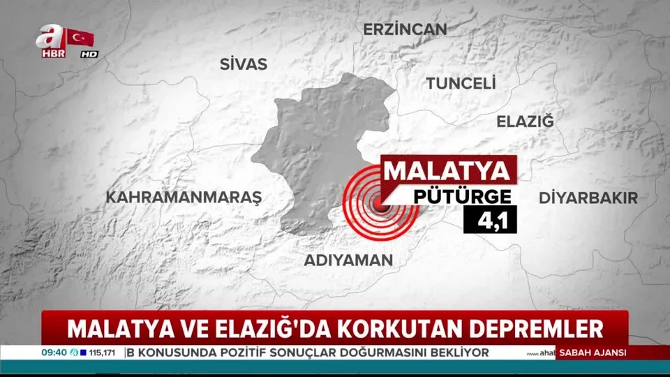 Malatya’da korkutan deprem | VİDEO