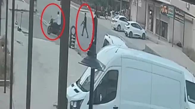 Nusaybin’de iş yerine silahlı saldırı kamerada