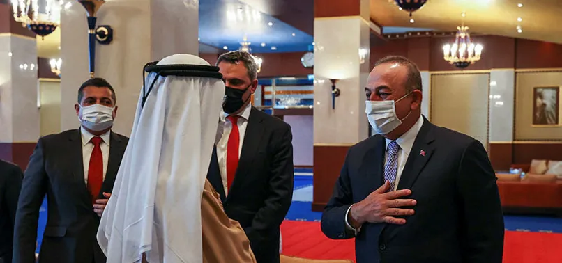 Dışişleri Bakanı Mevlüt Çavuşoğlu, Dubai Emiri Şeyh Maktoum ile görüştü