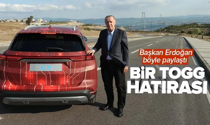 Son dakika: Başkan Erdoğan’dan yerli ve milli otomobil TOGG açıklaması! Bir TOGG hatırası