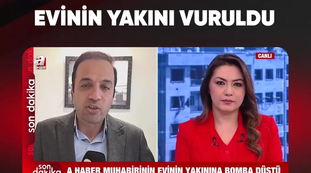A HABER MUHABİRİNİN EVİNİN YAKINI VURULDU