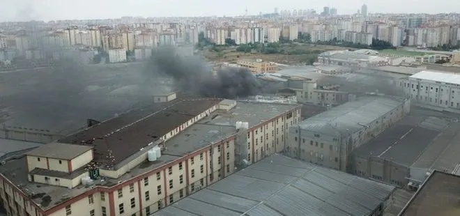 İstanbul’da sanayi sitesinde yangın