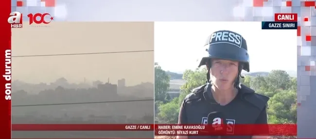 A Haber savaş bölgesinde | Gazze ağır bombardıman altında! Siyah dumanlar bölheyi kapladı