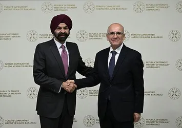 Ankara'da Bakan Mehmet Şimşek'le Dünya Bankası Grubu Başkanı Ajay Banga arasında önemli görüşme! Toplantı sonrası destek mesajı