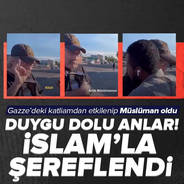 Müslüman olmaya karar verdi İslam’a şereflendi!