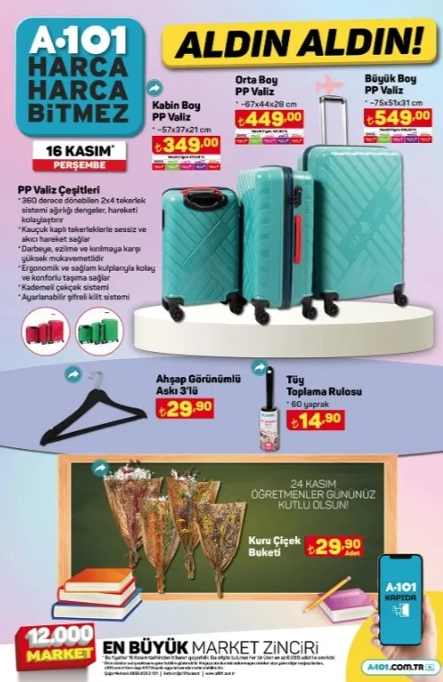 Öğretmenler Günü’ne özel indirimler başladı! 29,90’a düştü... A101, BİM, ŞOK aktüel kataloğunda hediye, çikolata, çiçek ve daha fazlası...