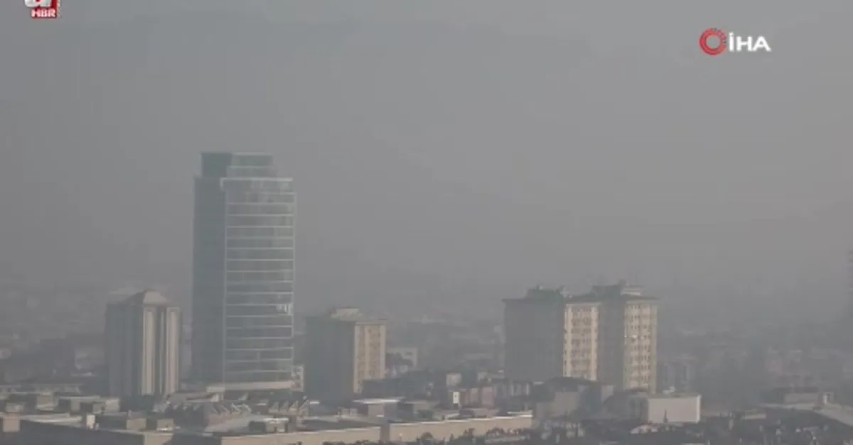 Bursa'da sis etkili oldu