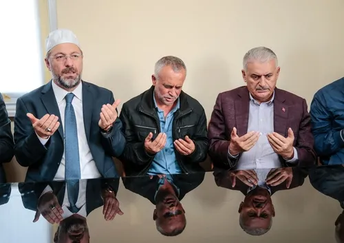 Başbakan Yıldırım'dan Helin Palandöken'in babasına taziye ziyareti - 3