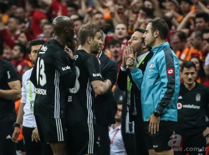 Galatasaray Beşiktaş derbisinde ekrana yansımayan o anlar!
