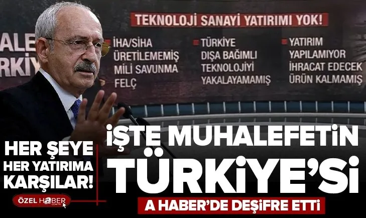 İşte muhalefetin Türkiye’si