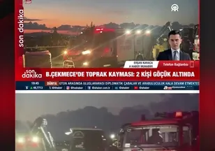 İKİ İŞÇİ GÖÇÜK ALTINDA