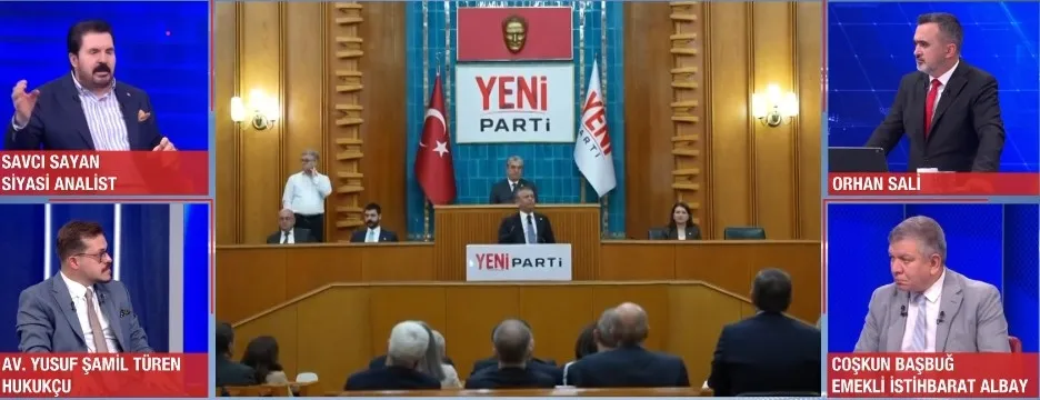 yeni-parti-degil-15-temmuz-provasi-a-haberde-carpici-analiz-tek-hedef-erdogani-durdurmak-1785528089118.jpg Siyasi tecrübe üzerinden bir kıyaslama yapan Sayan, yeni oluşumların Türkiye'yi 50 yıl geriye götürmeyi hedeflediğini belirtti. (Fotoğraf -ahaber.com.tr - ekran görüntüsü)