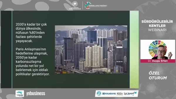 ’Sürdürülebilir Kentler’ webinarı gerçekleşti | ’’Akıllı şehir projesi başladı’’