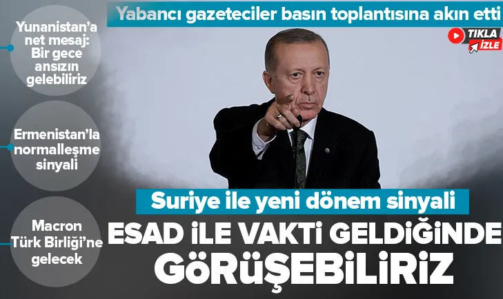 Vakti gelince Suriye başkanı ile görüşebiliriz