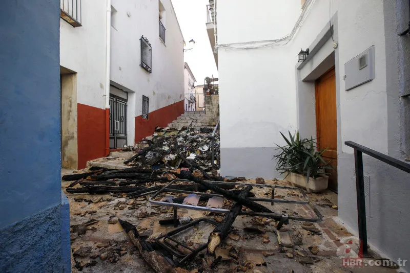 İspanya alevlere teslim: 1400 hektar alan küle döndü! 1