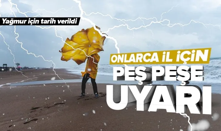 Meteoroloji’den son dakika sağanak ve soğuk hava uyarısı! Hangi illere yağmur yağacak? İşte 5 günlük hava durumu