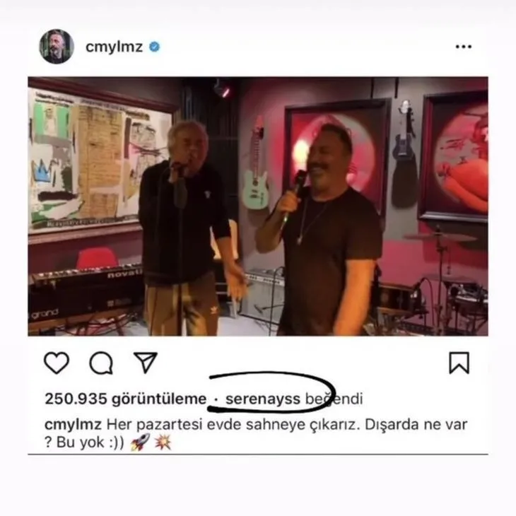 Serenay Sarıkaya’dan barışma açıklaması! Cem Yılmaz’ın fotoğrafını beğenmişti…