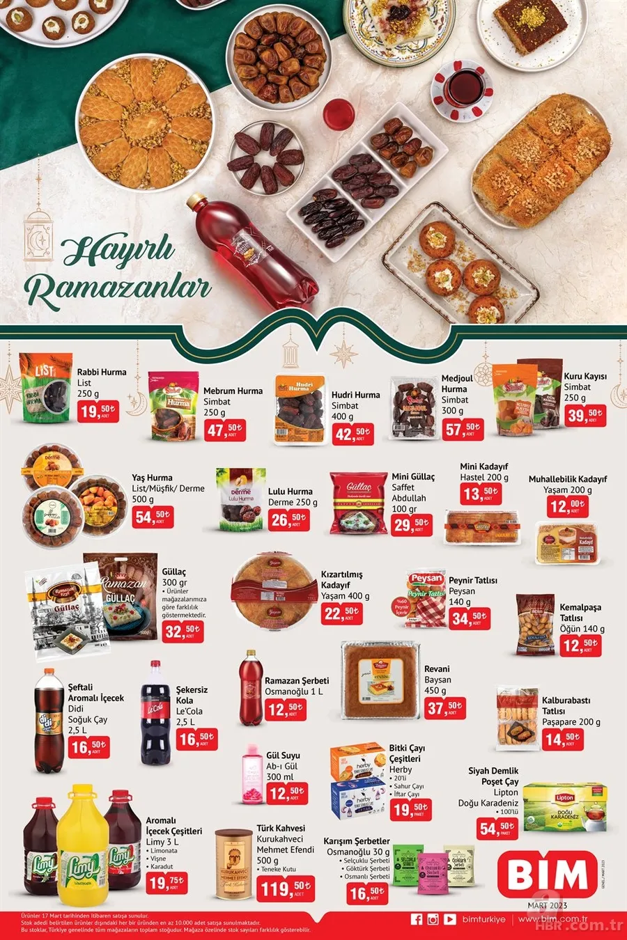 Tarım Kredi, Şok, BİM marketler tek tek açıkladı! 23 adet ürün 19 TL'ye geliyor! RAMAZAN KOLİSİ 2023 Liste ve fiyatları | 11