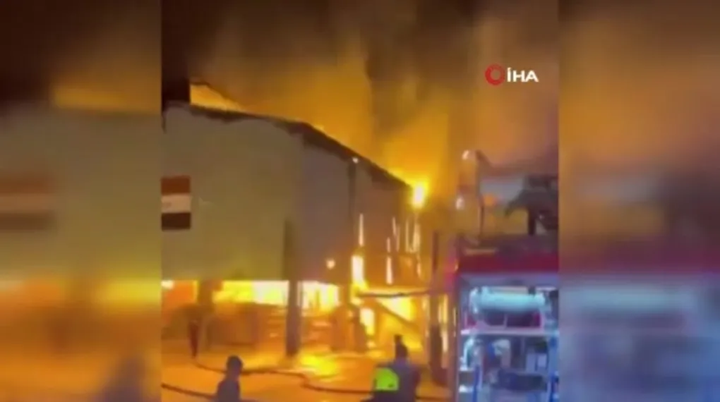 Irak'ta petrol rafinerisinde yangın