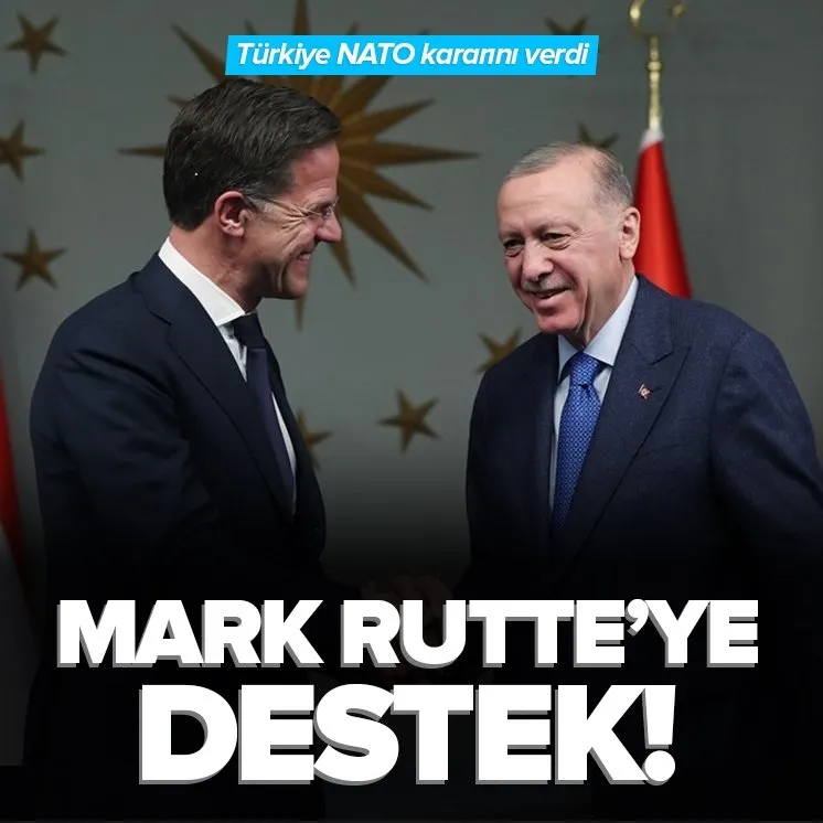 Türkiye’den Rutte’nin adaylığına destek!