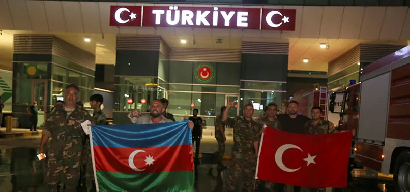 Azerbaycan'dan 2. yangın söndürme ekibi geldi