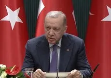 Başkan Erdoğan ile Gürcistan Başbakanı Kobakhidze açıklamalarda bulunuyor