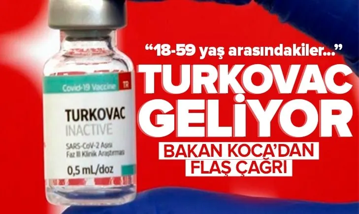 Son dakika: Sağlık Bakanı Fahrettin Koca’dan TURKOVAC açıklaması! Türk aşısı geliyor