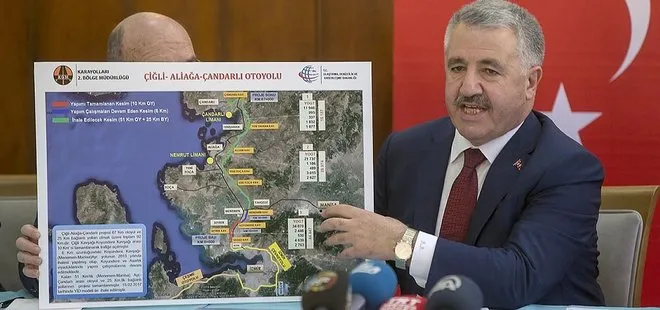Ulaştırma Bakanı Arslan İzmir projelerini anlattı