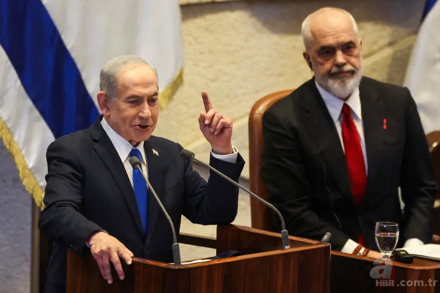 Arnavutluk Başbakanı Edi Rama İsrail'de: Katil Netanyahu'yu öve öve bitiremedi! İstikrar Gücü için Türkiye'yi işaret etti 13