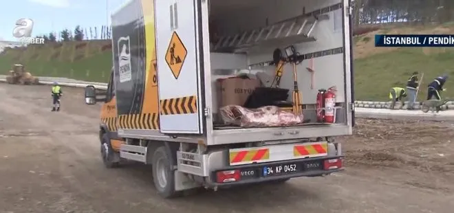 Kamyondan 5 bin liralık et düştü! 93 kilogramlık etin sahibi aranıyor