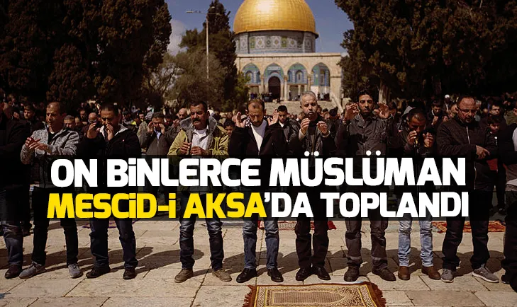 Yeni Zelandada şehit olanlar için on binlerce kişi Mescid-i Aksa’da toplandı