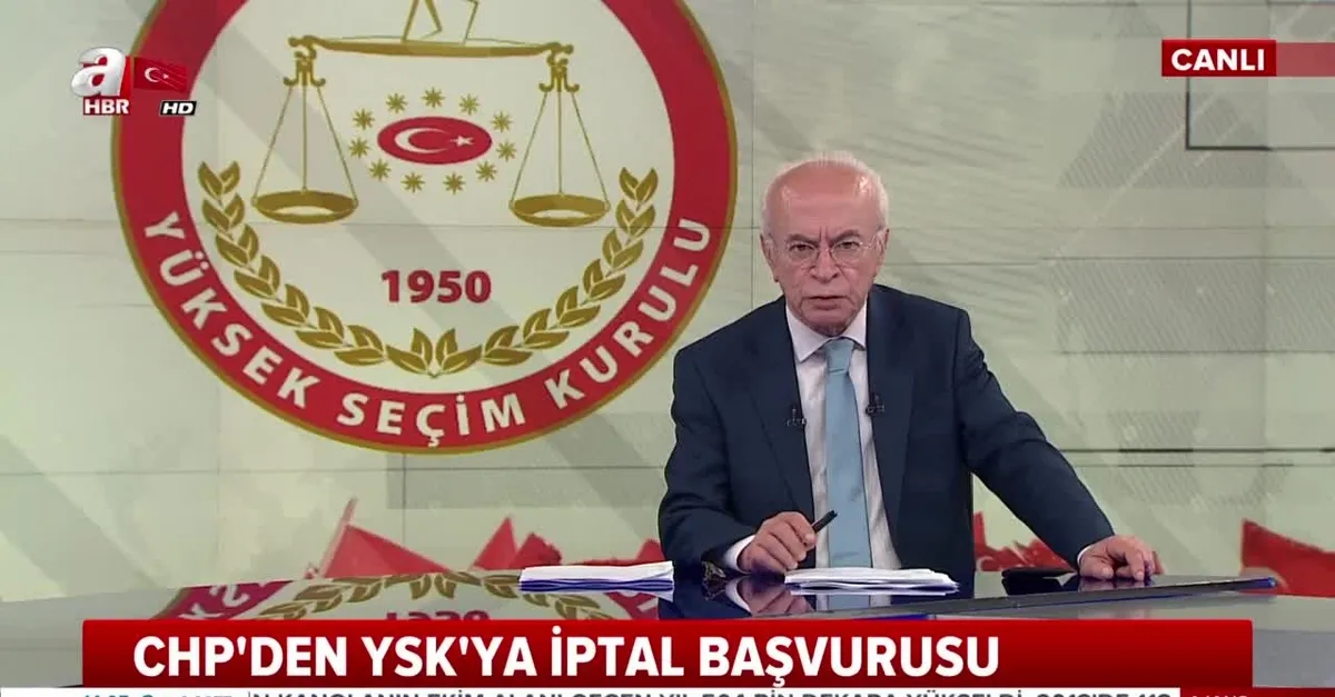 CHP'den YSK'ya iptal başvurusu