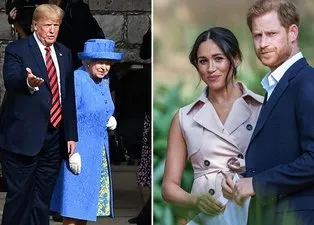 Donald Trump Prens Harry ve Meghan Markle’a seslendi: Duydum ki buraya gelmişsiniz