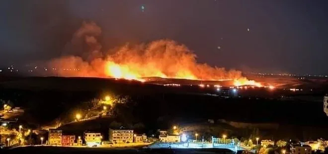 Diyarbakır’da anız yangını! Alevler geniş alana yayıldı