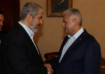 Başbakan Yıldırım, Hamas lideri Meşal'i kabul etti