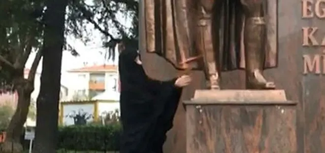 Çorlu’da Atatürk heykeline saldıran baltalı kadın bipolar çıktı