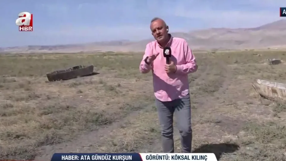 Eber Gölü’nde kuraklık alarmı