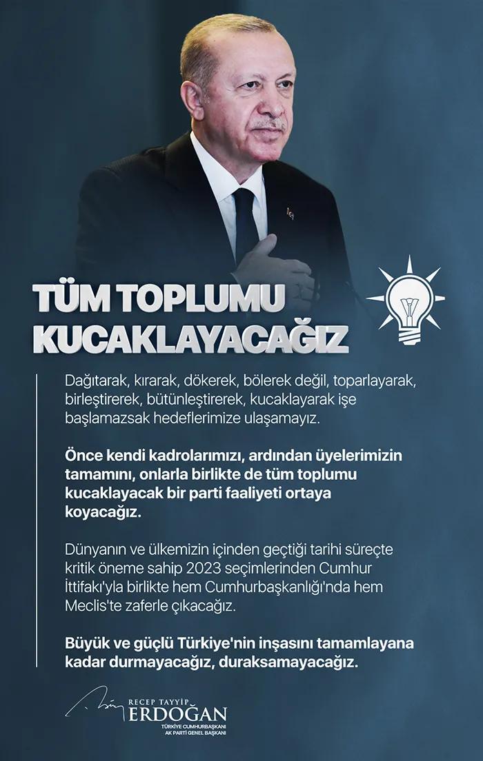Son dakika: Başkan Erdoğan’dan AK Parti Genişletilmiş İl Başkanları Toplantısında önemli açıklamalar