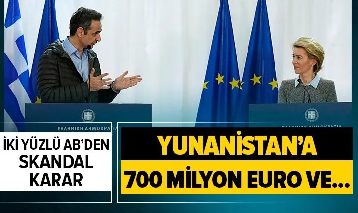 Yunanistan'a 700 milyon euro göçmen yardımı