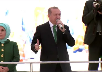 Cumhurbaşkanı Erdoğan, Rize'de konuştu