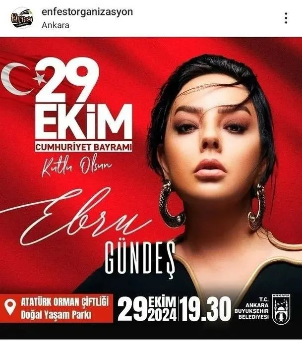 Mansur Yavaş’ın 69 milyonluk Ebru Gündeş konserinin faturası ortaya çıktı! 1 günlük konsere 10 gün teknik hizmet bedeli