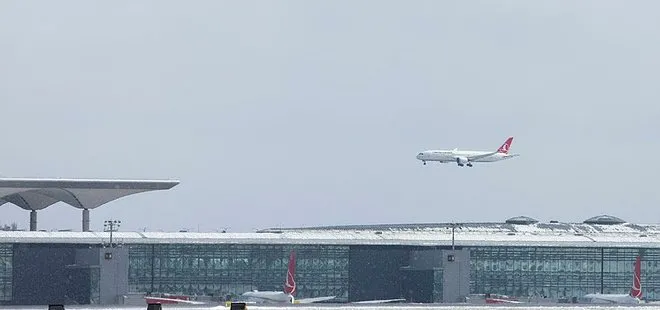 THY’den SON DAKİKA kar yağışı açıklaması: İstanbul Havalimanı’ndan 57 sefer iptal