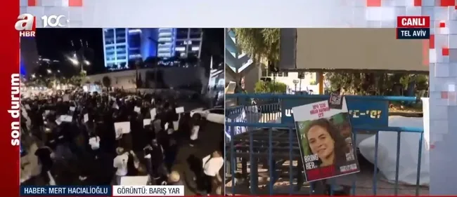 Esirlerin aileleri Tel Aviv’de protesto gösterisi düzenliyor! Netanyahu’ya tepkiler artıyor