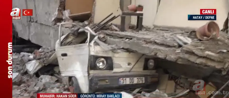Korku filmini aratmayan görüntüler! Hatay Defne’de sokaklar enkaz yığını | A Haber görüntüledi 15