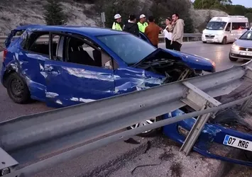 Burdur'da feci kaza: 5 yaralı