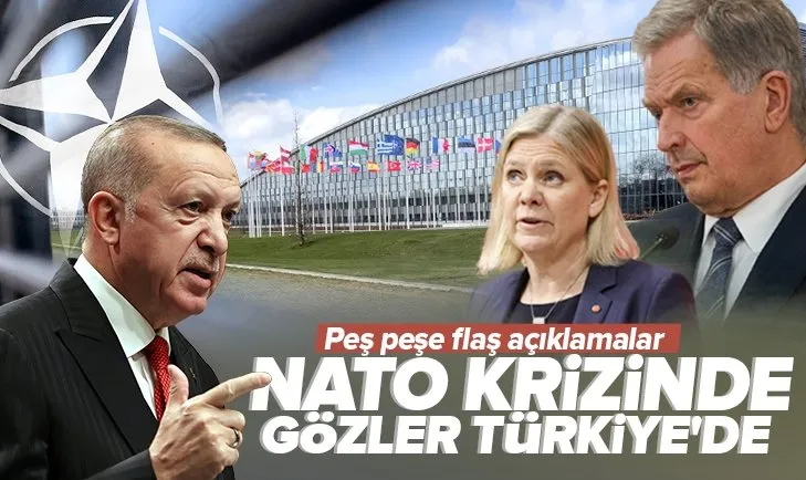 Finlandiya ve İsveç’in gözü Türkiye’nin kararında! NATO krizinde peş peşe flaş açıklamalar