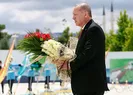 Başkan Erdoğandan 15 Temmuz Anıtına çelenk