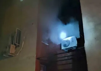 Cizre'de korkutan yangın