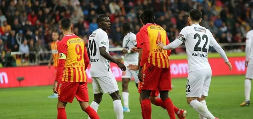 Kayseri'de kazanan yok! Kayserispor: 1 - 1 :Denizlispor Maç sonucu